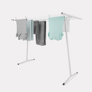 Outdoor Folding Clothes  Rack , Metal Garment Hanger / Extendable  3 Tiers Clothes Airer  Indoor