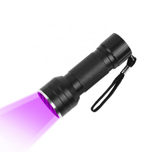 Hot Sale Outdoor Night Vision Ultraviolet Pet Urine Scorpion Detectors Black Light Torch UV Led 395nm UV Flashlight