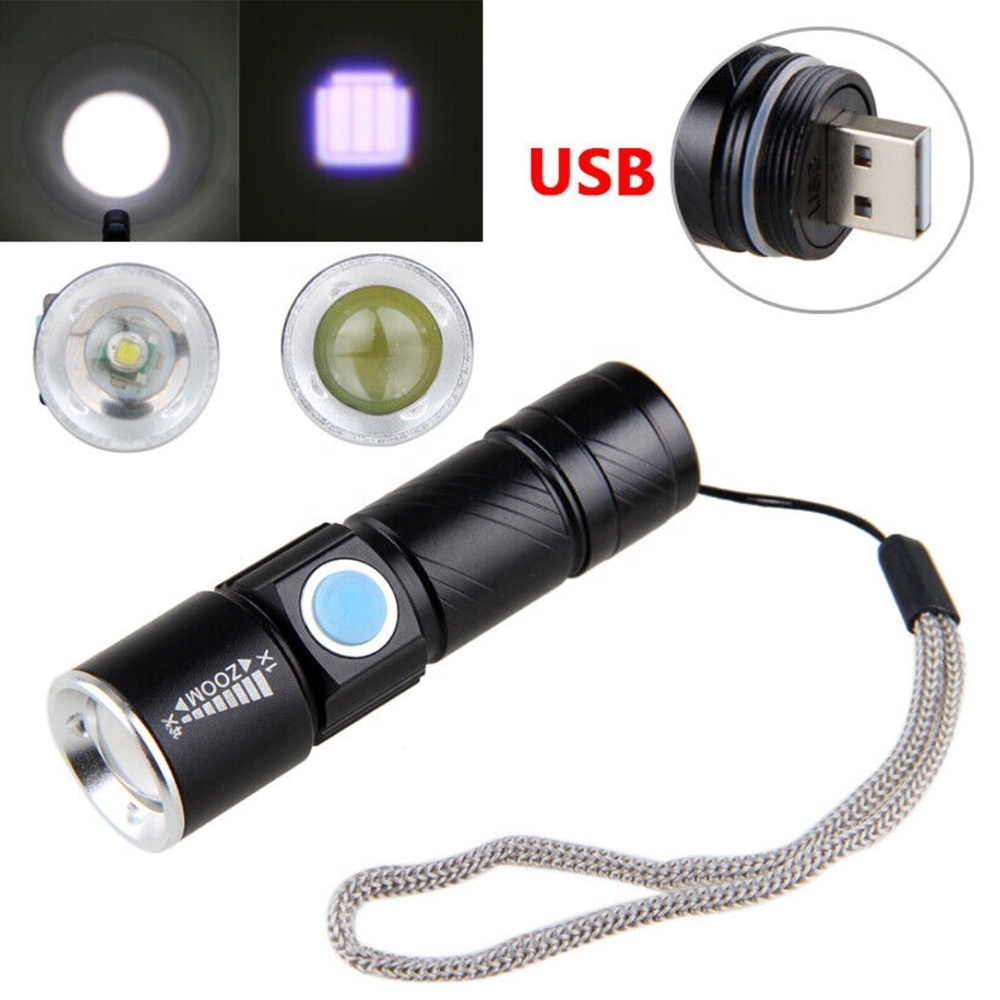 2023 new style rechargeable tactical led torch quality aluminum mini led pen flashlight with clip