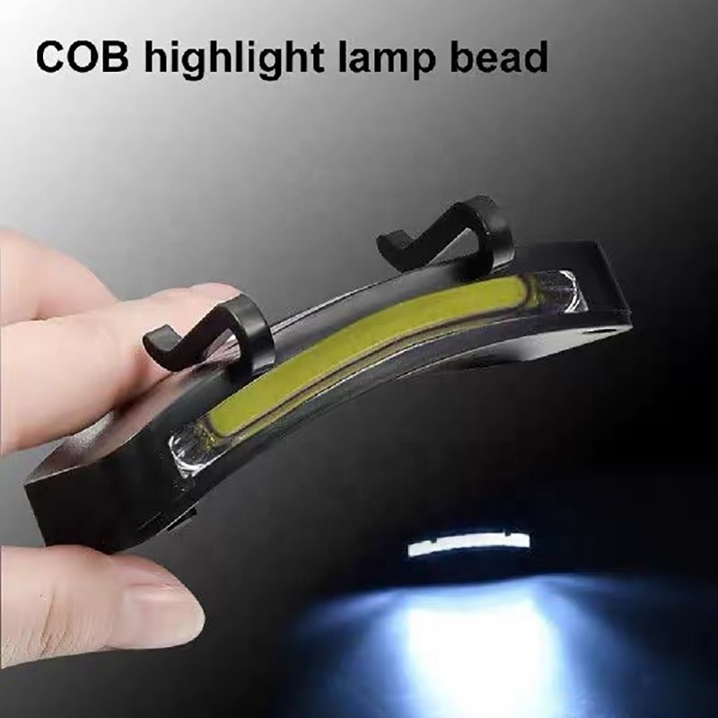 Super Bright LED Hat Light 3 AAA Batteries powered COB Cap Light