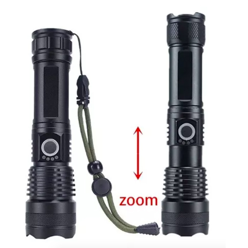 Flashlight high power led torch super bright light 1200 Lumen rechargeable usb zoomable XHP50 Waterproof led Zoom Flashlight