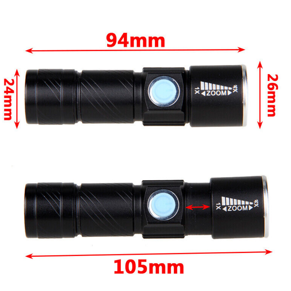 2023 new style rechargeable tactical led torch quality aluminum mini led pen flashlight with clip