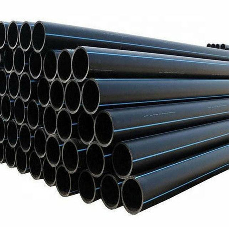 Low Water Flow Resistance Manufacture Good Weldability Black Tube Pe Water Supply Pipe For Irrigation