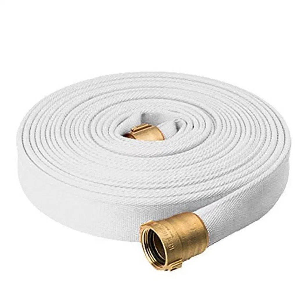 High-pressure Flexible Fire Fighting Hose Reel By Chinese Manufacturers Pvc Lined Cotton Pipe