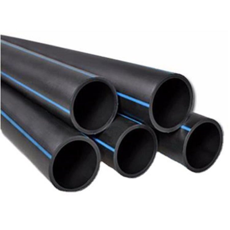 High Impact Strength Pe Plastic Hose Blue Line Poly Flexible Iso/Gb Standard HDPE Water Roll Pipe Price