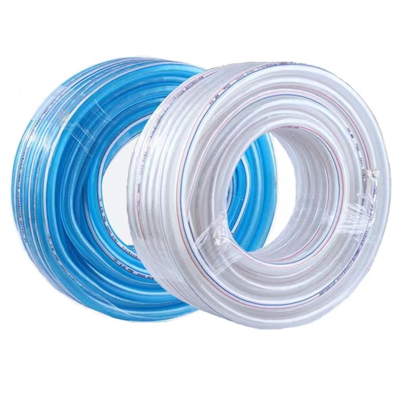 100m Pvc Fiber Reinforced Sofe Flexible Water Plastic Hose 15 Metre 1/2