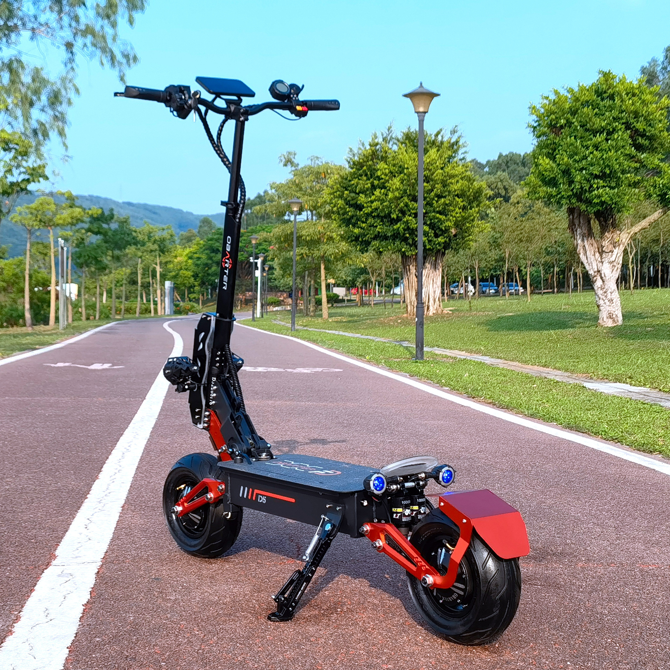 48V 5600W 5000W 70km/h 35Ah  D5 12inch fat tire dual motor electric scooter 5000w for adult in EU US warehouse