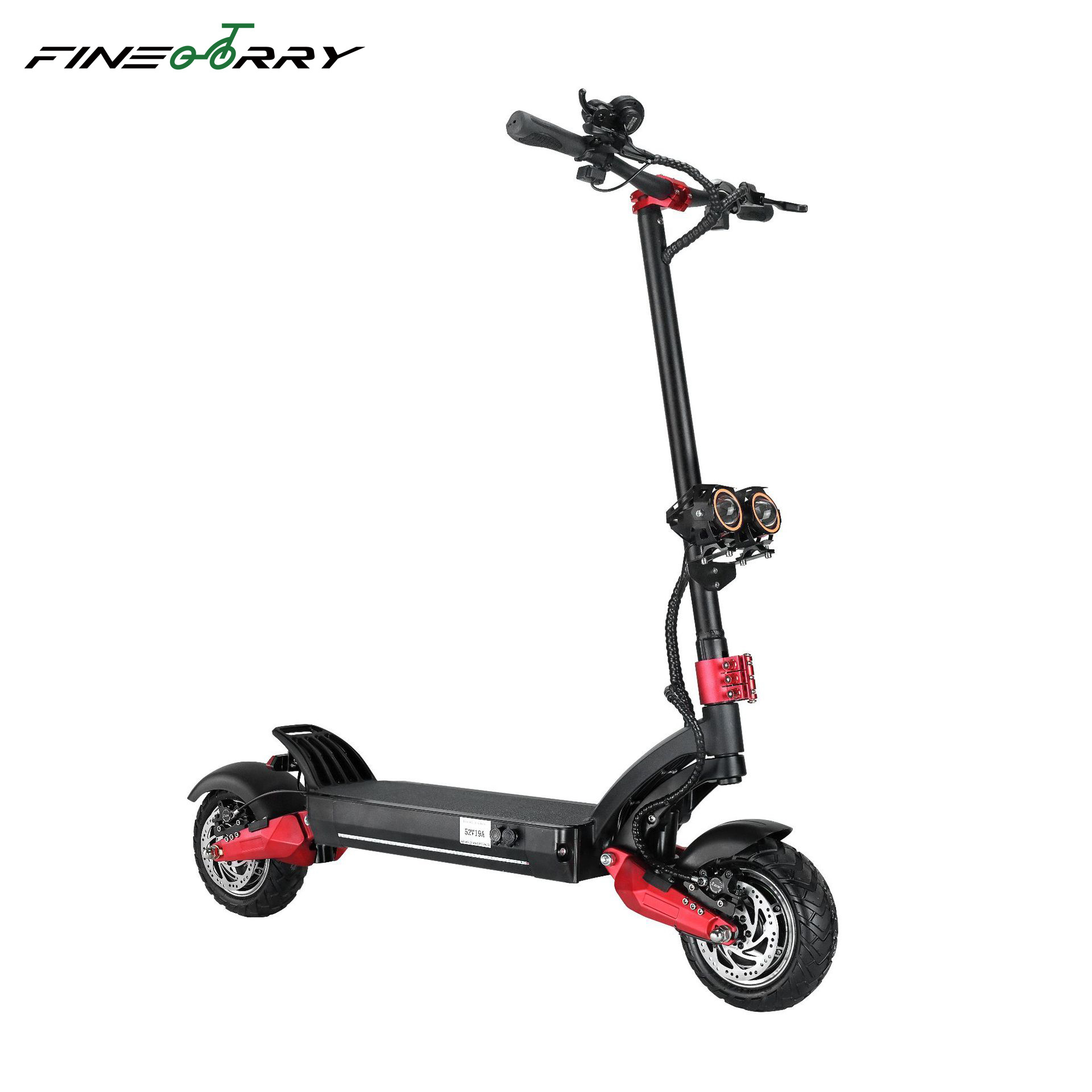 3200W 5000 watt 60-70 km/h 52V 60V max load 200kg electric scooter with CE FCC ROHS OEM ODM EU US warehouse