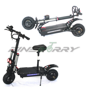 EU USA warehouse 60V 5600W 6000W 38Ah 85km/h folding powerfully electric scooter bike free shipping with CE, FCC, ROSH, OEM ODM