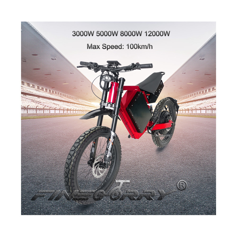 72v 3000W 5000W 8000W 12000W  15000W 100km/h e electric faster dirt bikes for adults speed with CE FCC Rohs EU and US warehouse