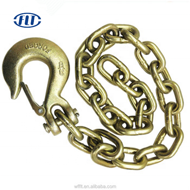 Factory Price G70 Alloy Steel Forged Clevis Slip Hook With Safety Latch