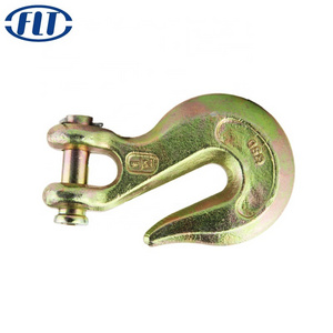 G70 G43 Galvanized Drop Forged US Type Chain Lifting Clevis Grab Hook