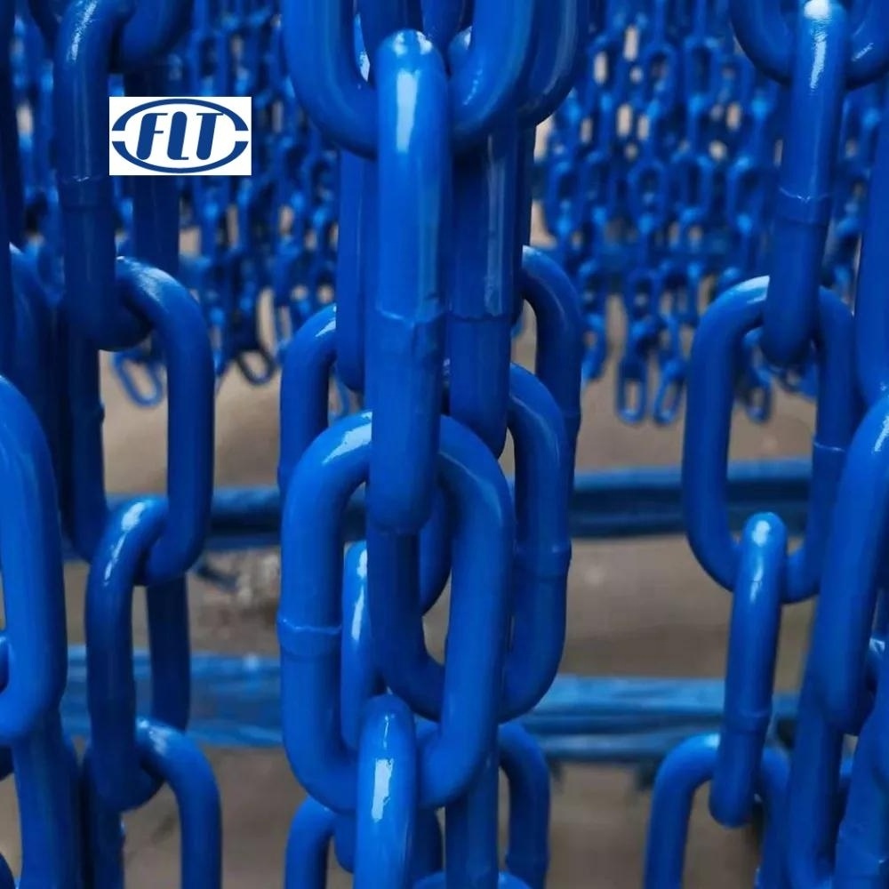 Heavy Duty Lashing Chains Grade 80 DIN818-2 High Tensile Steel Chain G80 Lifting Chain