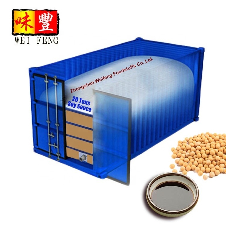 HACCP Factory 20t Liquid Bag 20 Tons 20 feet Container Flexitank Bulk Soy Sauce