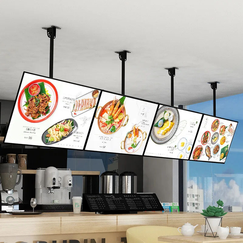 Frame LED Light Box Illuminated Poster Display LED Backlit Menu Board Screen For Restaurant Cafe Shops Wall Billboard