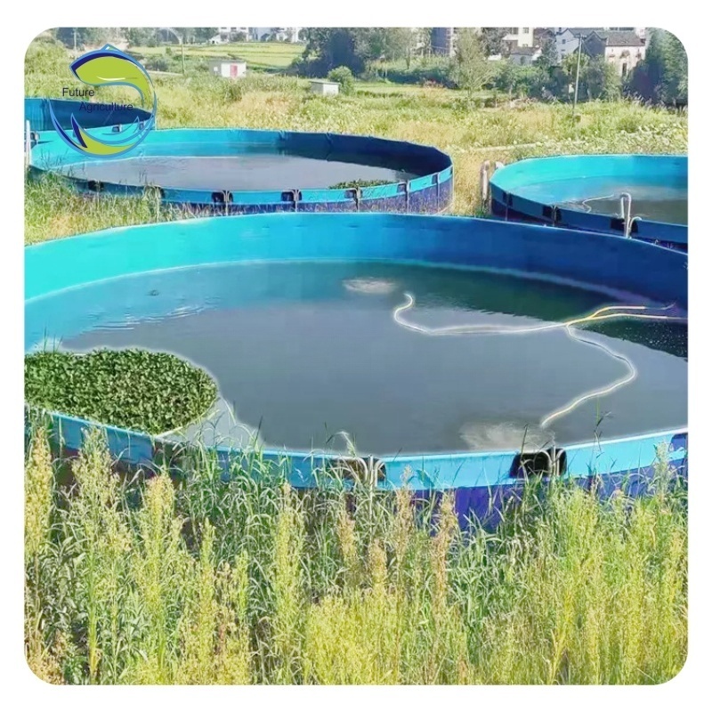 High Quality Pvc Tarpaulin Fish Pond Above Ground Fish Tank Fish Farming Tank System