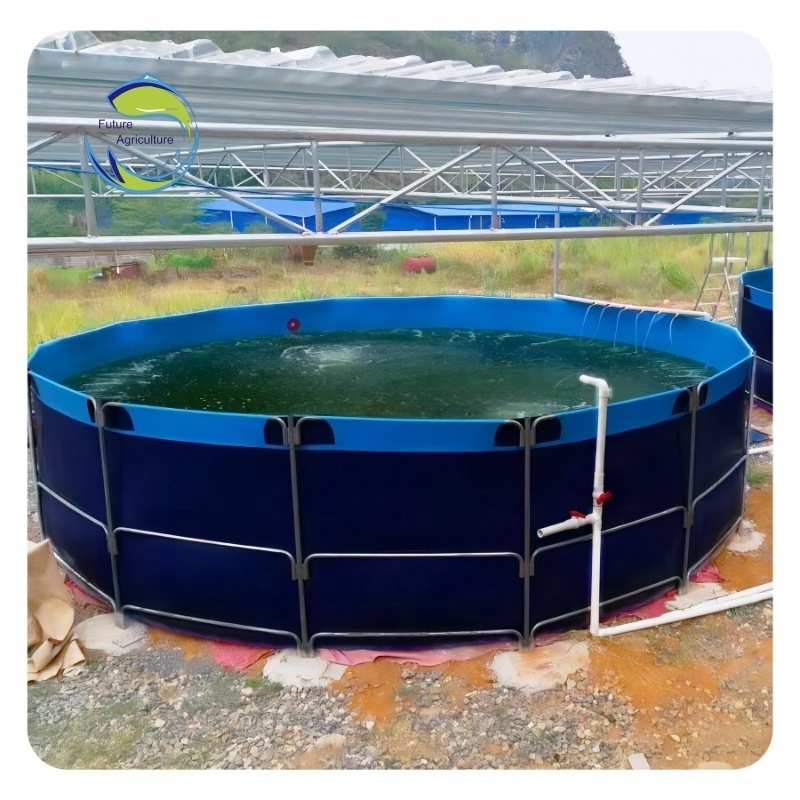 High Quality Pvc Tarpaulin Fish Pond Above Ground Fish Tank Fish Farming Tank System