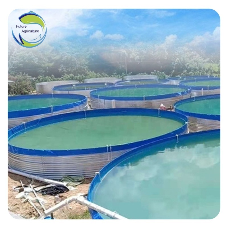 Low Investment Large Commercial Fish Tanks High Capacity Tarpaulin Fish Pond Fish Pool Farming