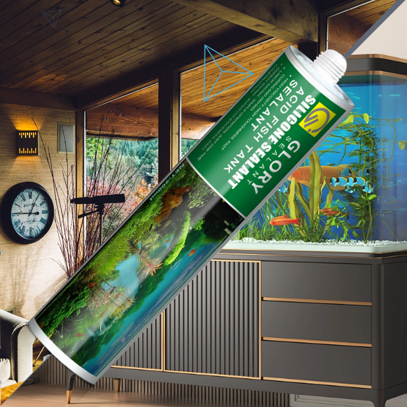 ACID FISH  TANK SEALANT Acid SILICONE SEALANT