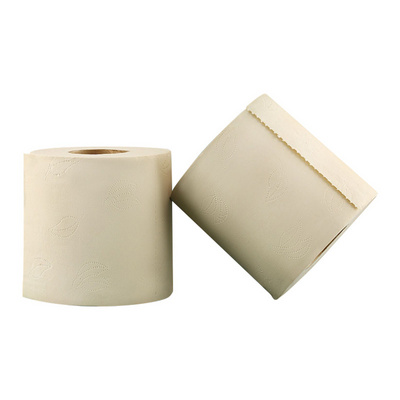 FSC Nature Color Bamboo Pulp Soft And Unbreakable Toilet Tissue