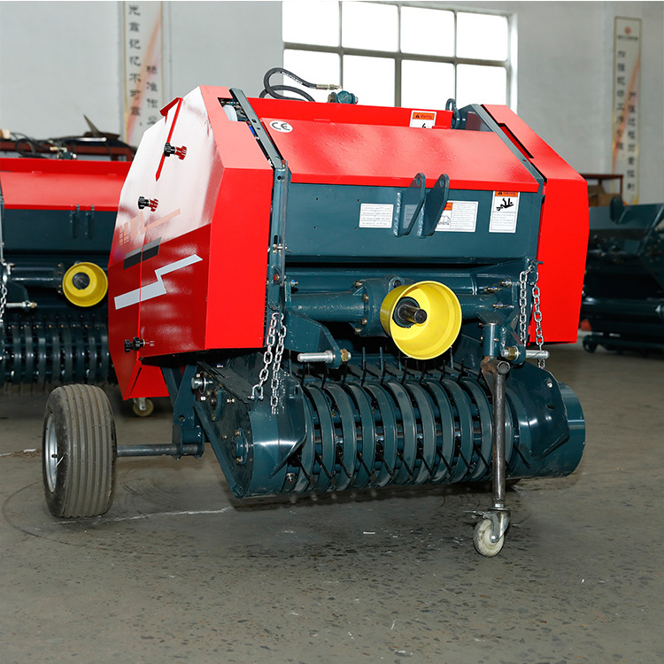 farm machinery atv quad Mini Round Hay Baler Machine For Sale,Tractor Mounted Mini Hay Round baler machine