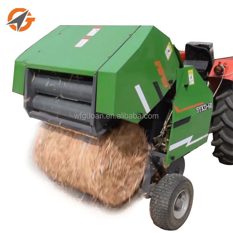 China manufacturer hand mini round hay baler small hay baling machine for sale