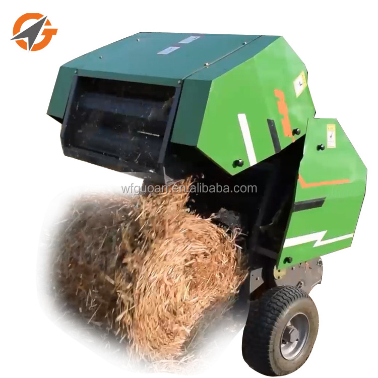 China manufacturer hand mini round hay baler small hay baling machine for sale