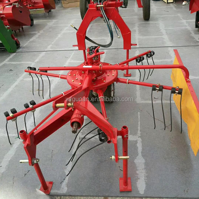 Tractor Pto Driven Rotary Hay Rake And Grass Tedder