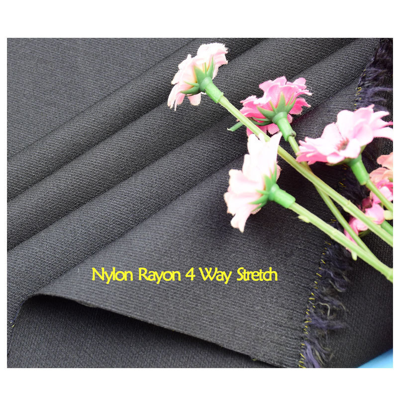 High Quality 57%Nylon 33%Rayon 10%Spandex Twill Fabric For Workwear Soft Stretch