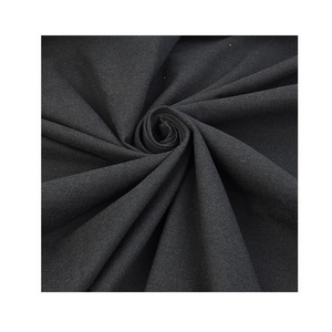 Wholesale suit clothes fleece finished 2 way stretch spandex polyester cotton fabric for coat pants