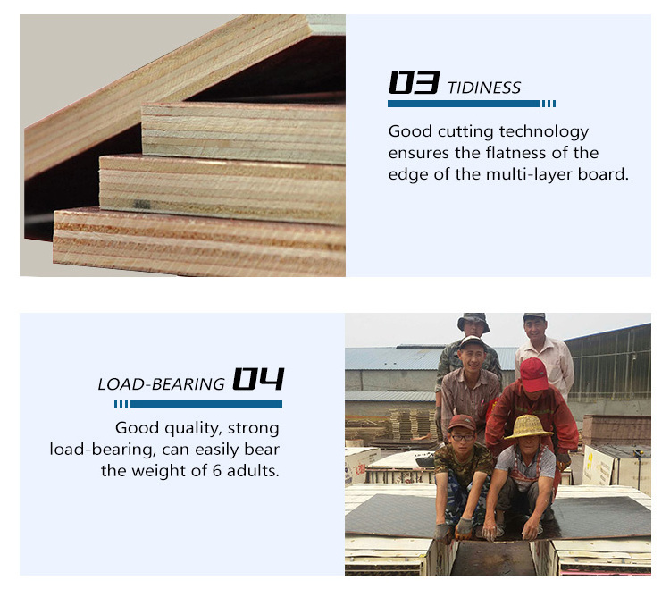 Antislip Shuttering Phenolic Plywood Construction cheap price black marine film faced plywood panels birch materials boards