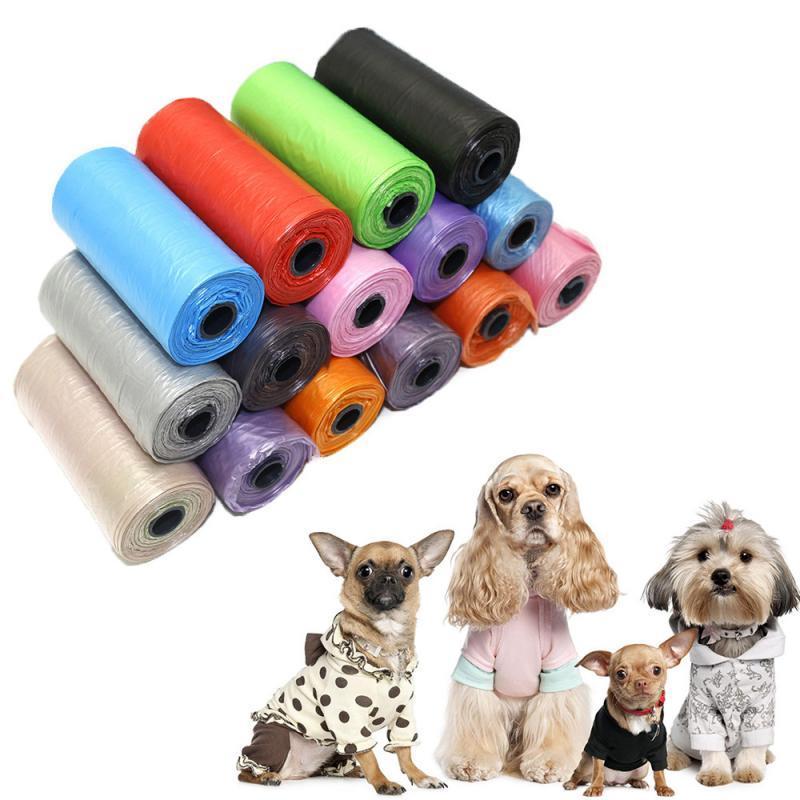 High Quality Portable Biodegradable Plastic Doggy scent garbag bag Pet Dog Poop Waste Bag On Roll