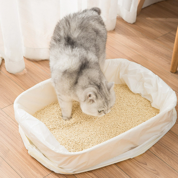 Pet Enjoy Cat Litter Box Liners,Jumbo Extra Durable Drawstring Kitty Litter Pan Bags,Thicken Cat Waste Litter Bags Pet