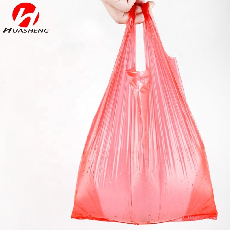 HDPE T-shirt vest shopping plastic bags Carrier bag