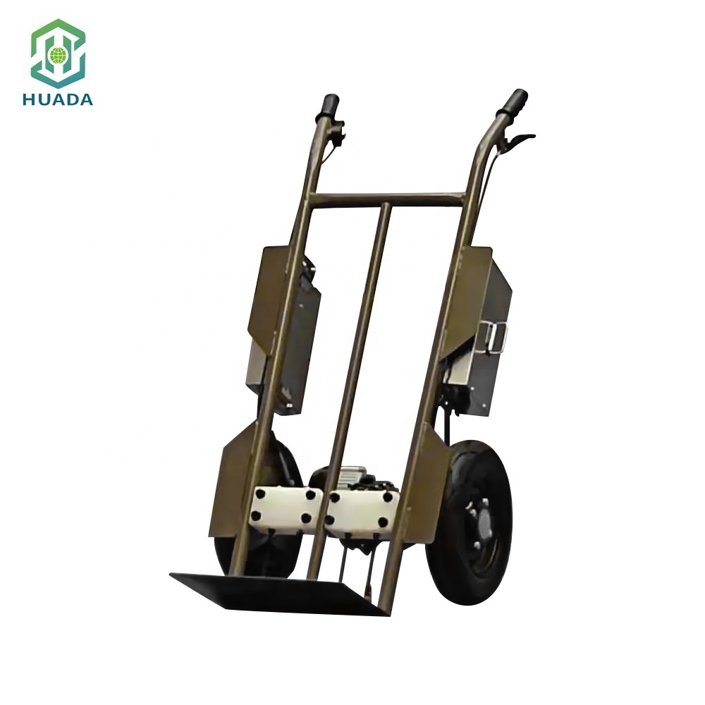 Pull push cargo carrying hand truck hand trolley two wheel industrial trolley cart