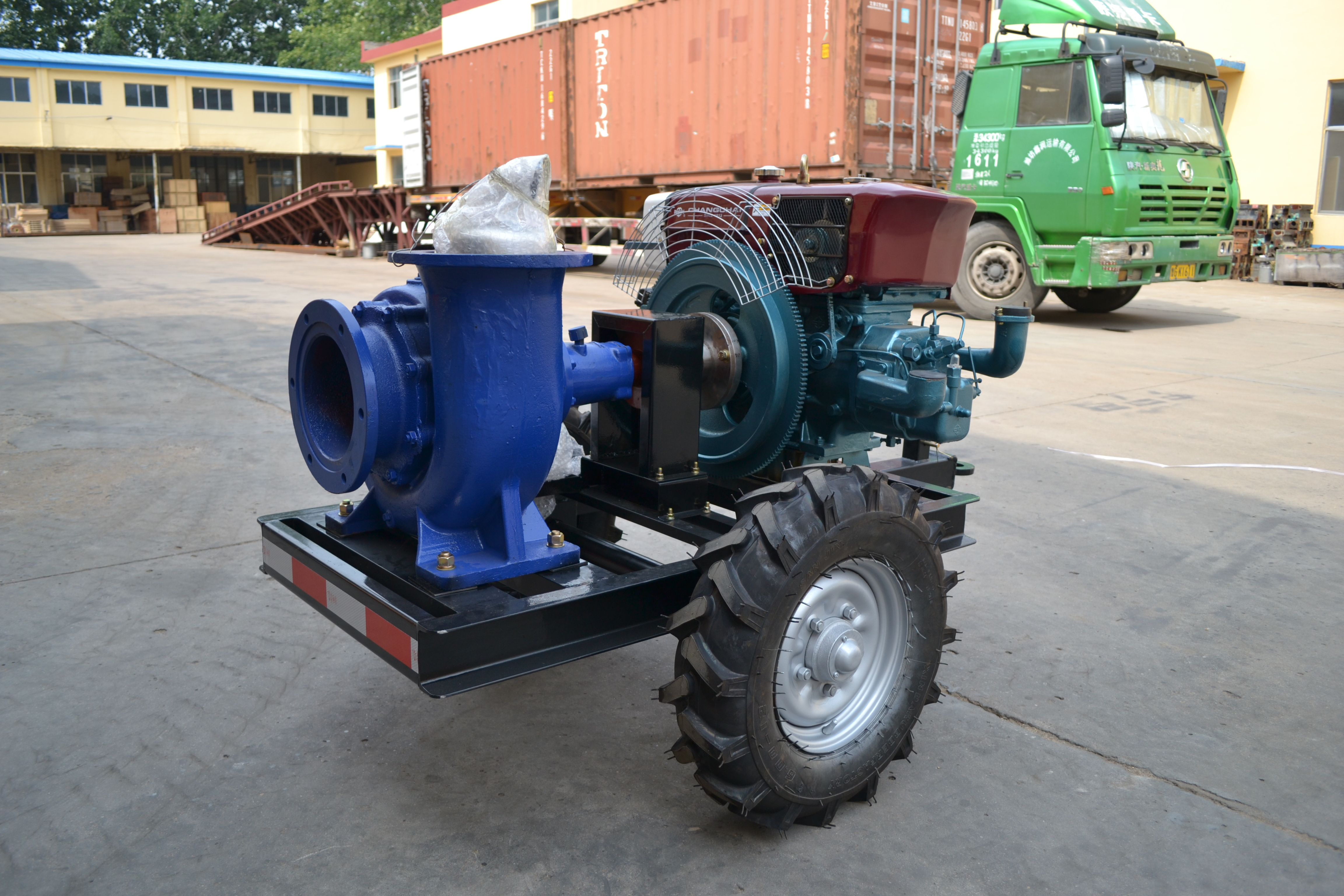 Small Agriculture Water Pump by single diesel engine