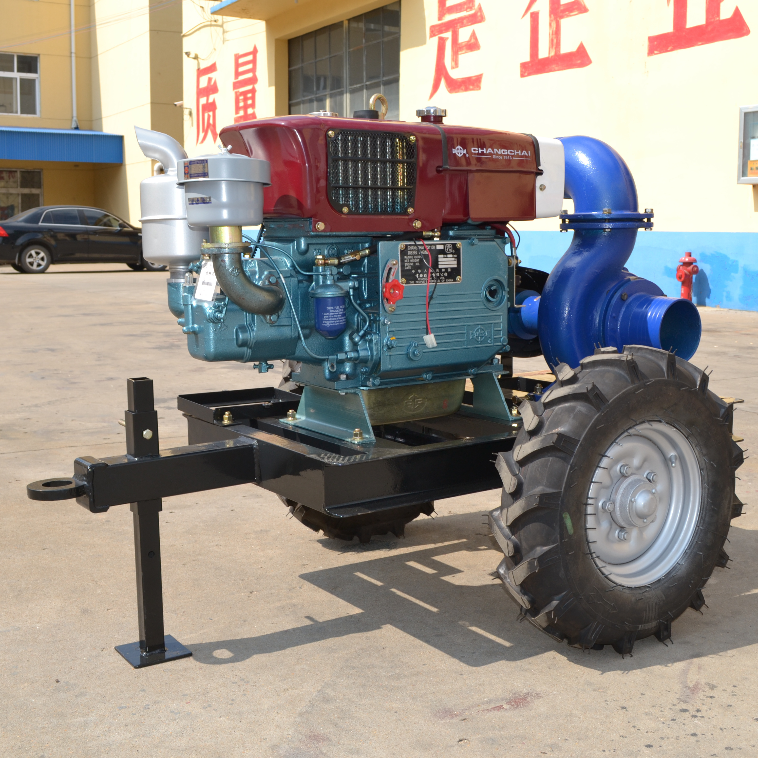 Small Agriculture Water Pump by single diesel engine