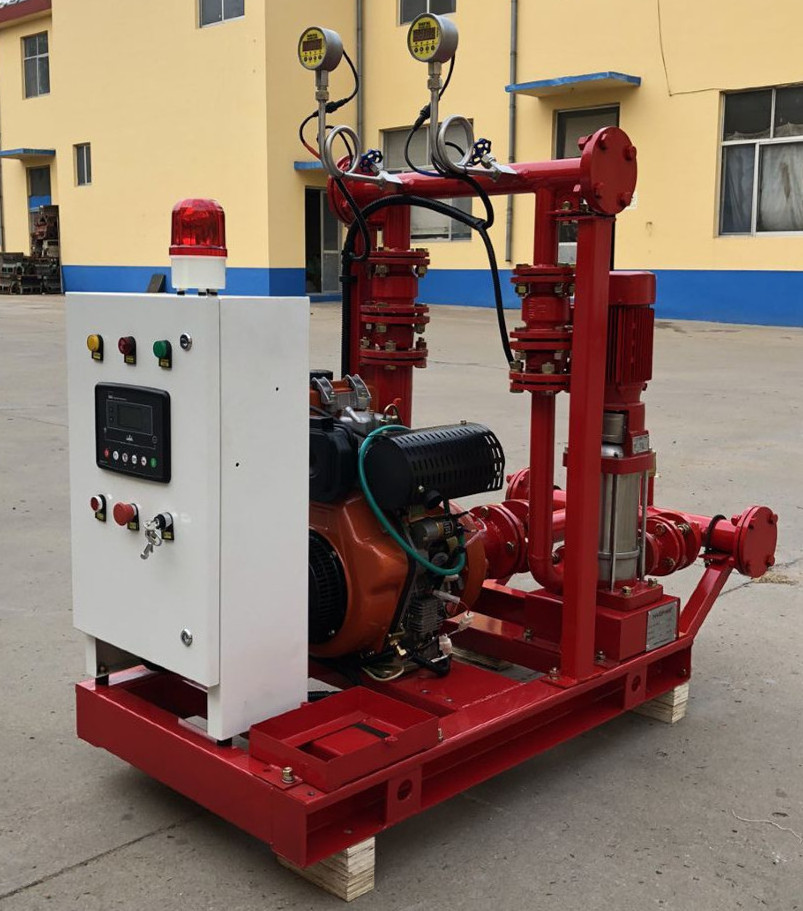 Fire fighting pump set FF150-120 powered by diesel engine