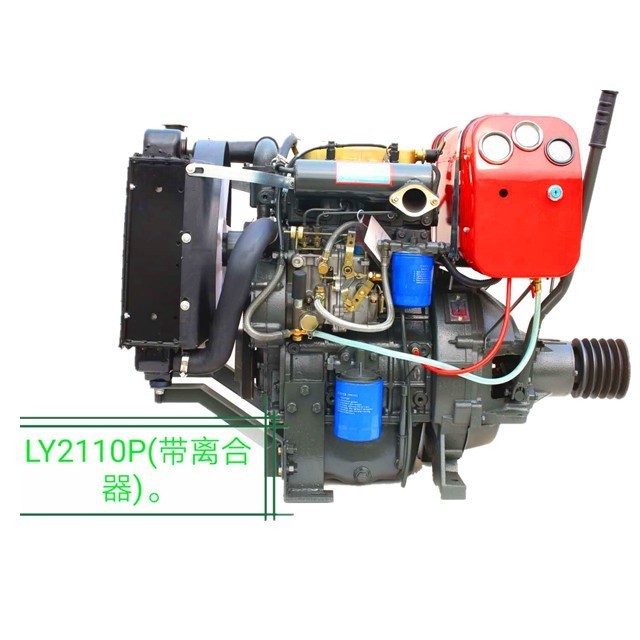 hot sale Water-cooled 4 stroke vertical twin cylinder diesel engine