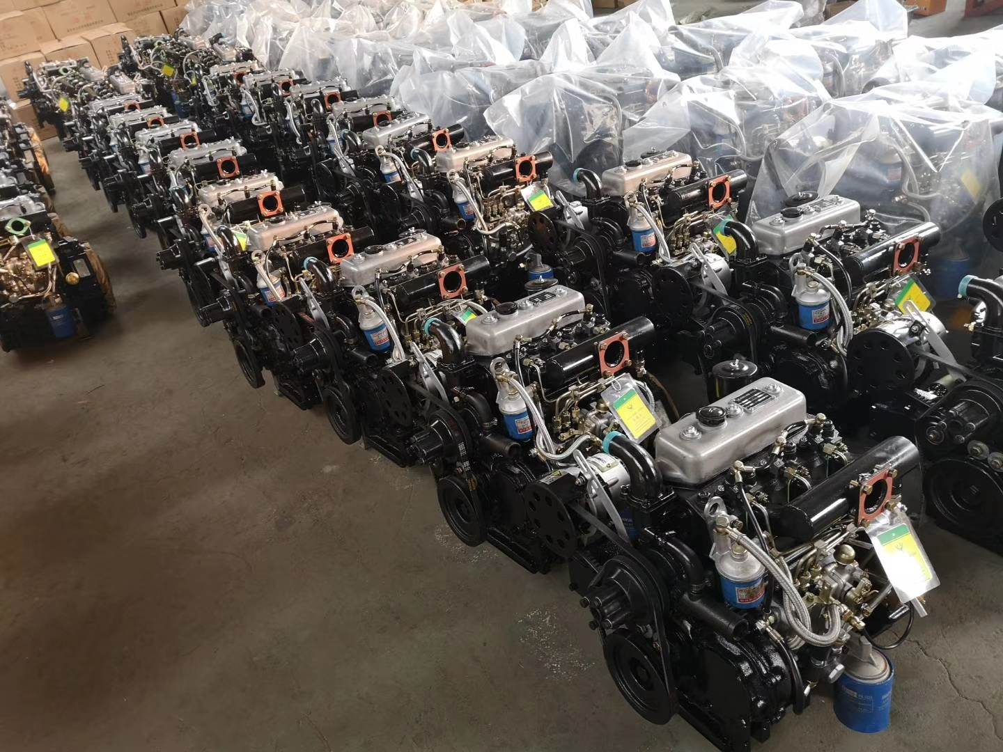 low fuel consumption water cooling 3 cylinder china small 18kw 25hp 385T diesel engine for tractor