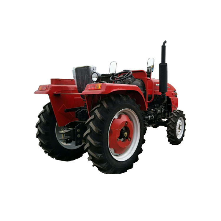 40HP 4 WD wheel tractor with paddy field tyre for rice field cultivation