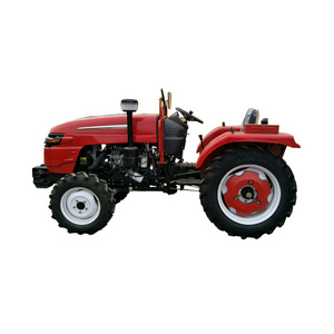 40HP 4 WD wheel tractor with paddy field tyre for rice field cultivation