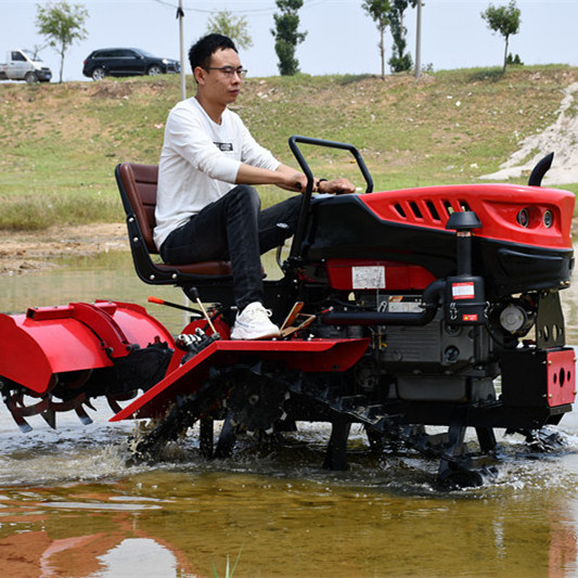 Ridging and Weeding Cultivators Crawler Rotary Tiller Trencher Tractor  For Sale