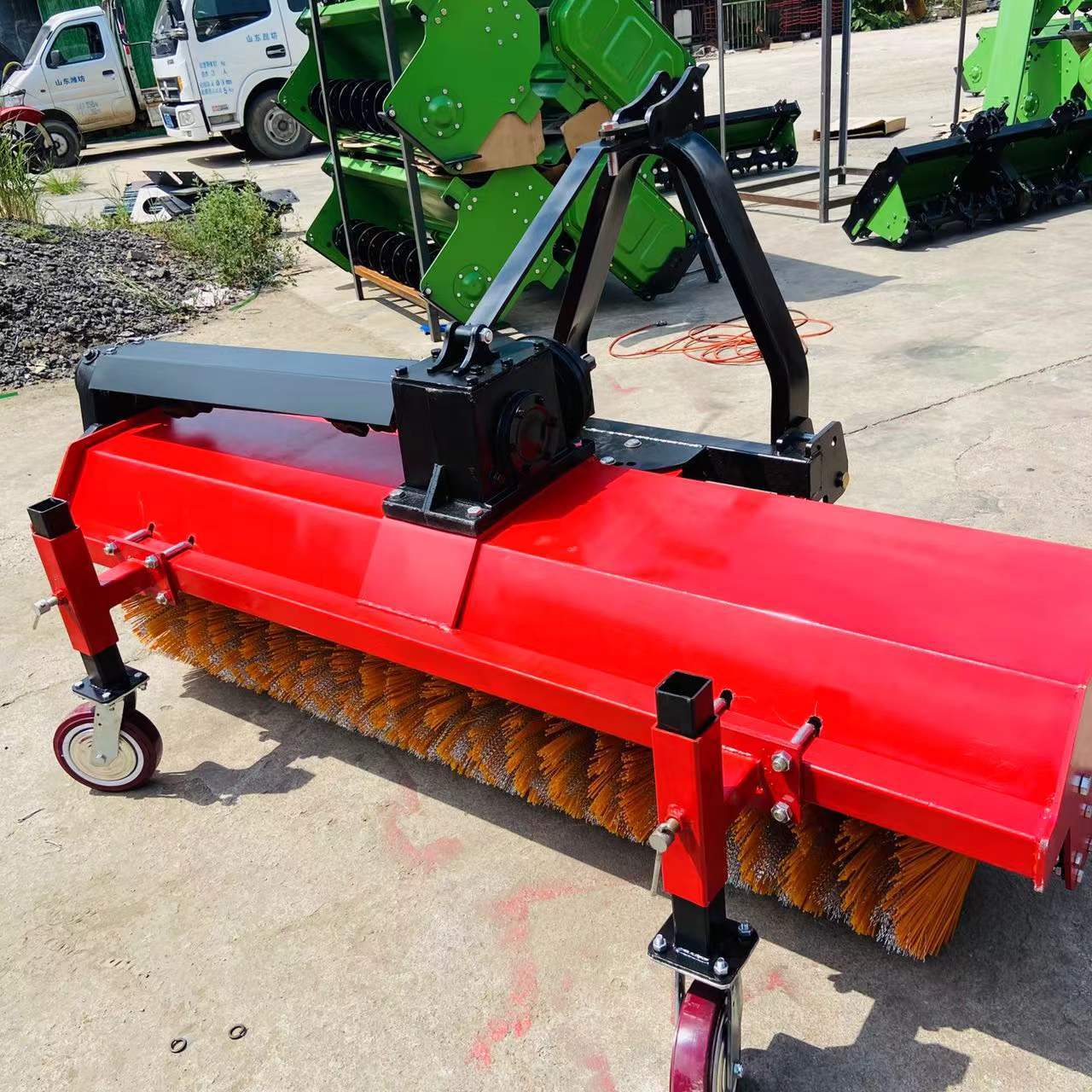 CE certificated 3 Point Hitch Pto Drive Street Snow Sweeper For Tractor