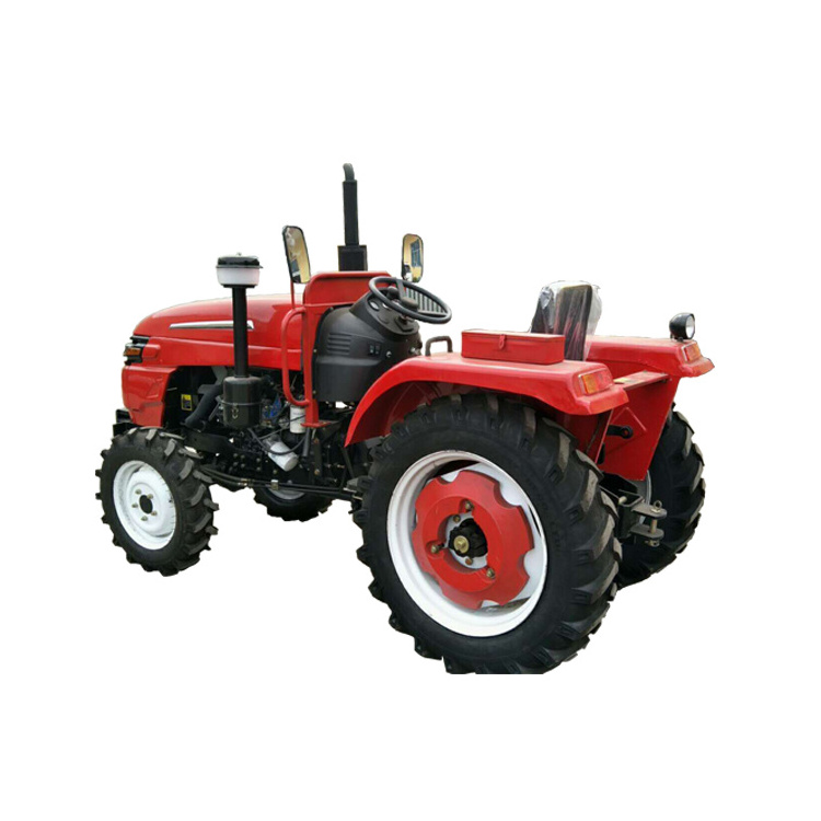 40HP 4 WD wheel tractor with paddy field tyre for rice field cultivation