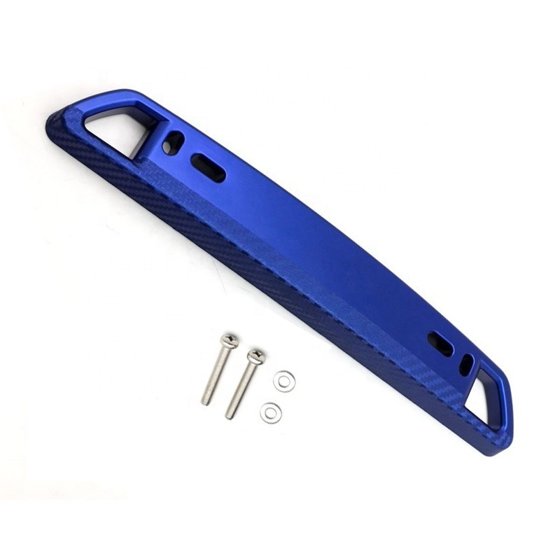 Adjustable Universal Car License Plate Bracket Holder Carbon filament Number License Plate Mount Frame