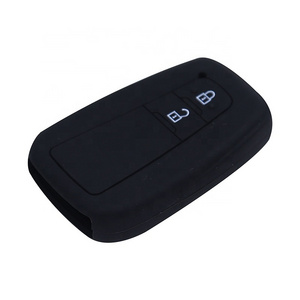 Silica Gel Silicone Rubber Car Key Fob Case Cover Bag For Toyota Corollac Camry Avalon Izoa C-HR