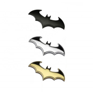 Metal car motorcycle personality Bat modified logo Universal adhesive sticker body logo badge Decal