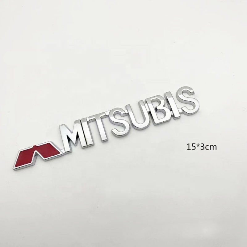 3D metal badge sticker rear Trunk Tailgate emblem logo for Mitsubishi Lancer EVO Lioncel