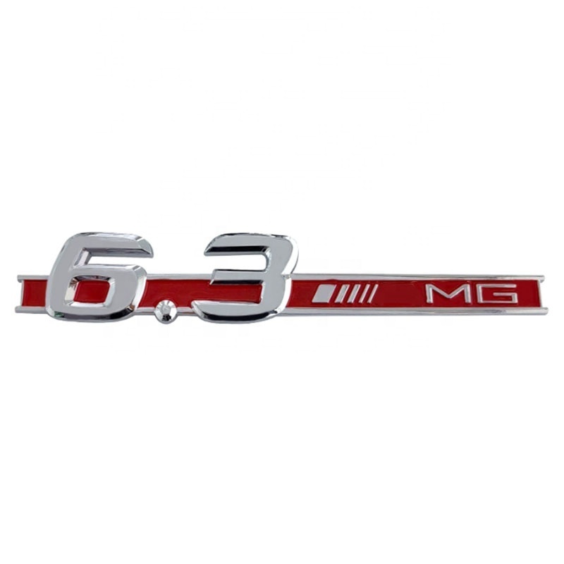 ABS 6.3 AMG Side Fender Digital Letters emblem for Mercedes-Benz Badge sticker